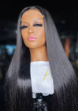 Virgin Straight Wig Natural 1B