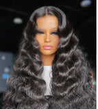 Virgin Body Wave Wig Natural 1B